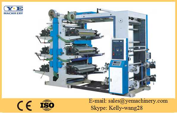 Six Color Flexographic Printing Machine