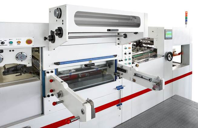 Cutting Section Horizontal and vertical foil stamping system