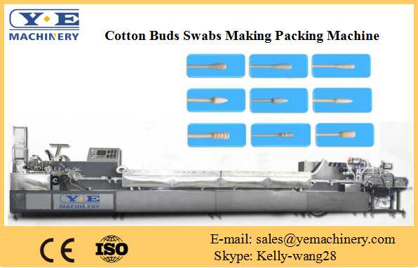 cotton buds swabs making packing machine